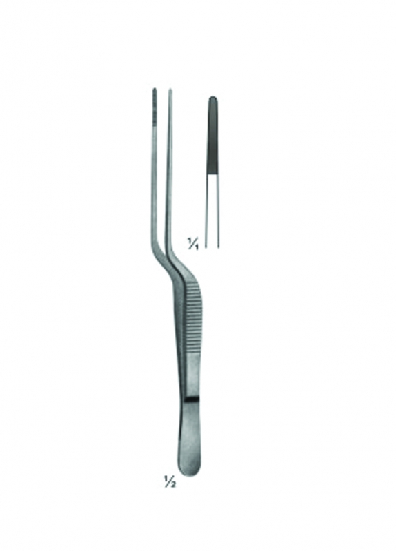 Forceps, Bayonet - Shaped, Angular