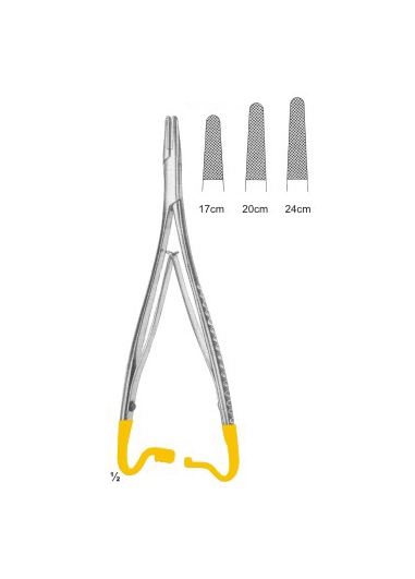 Needle Holders with Tungsten Carbide Inserts